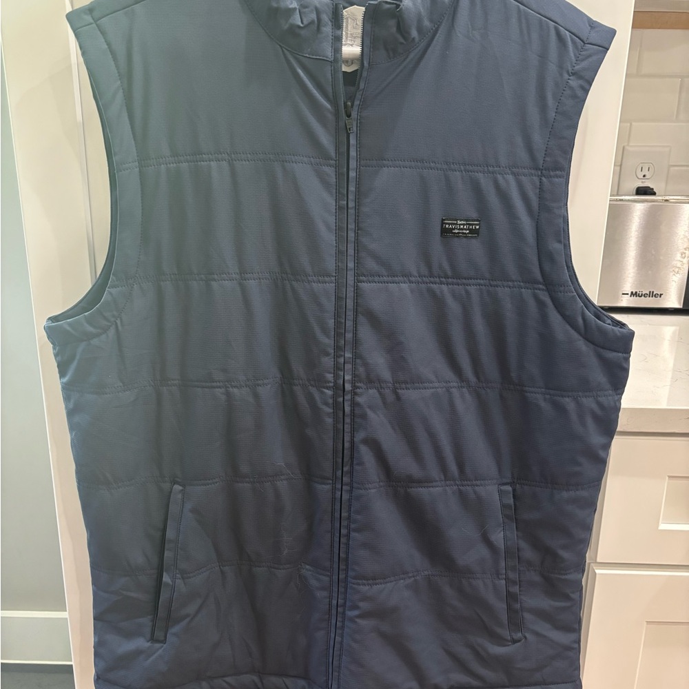 Navy Blue Travis Mathew FCA Vest